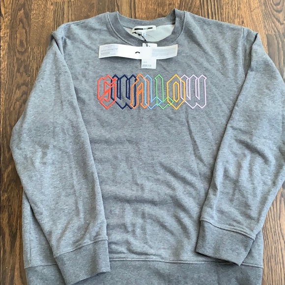 alexander mcqueen men's swallow sweatshirt